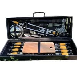 Набор шампуров в деревянном кейсе "БОСТОН" - PRORAB