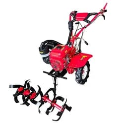 Культиватор бензиновый FORTE 1050GS NEW колеса 8", мощность 7кс, КПП 2+1, ширина/глубина обработки 1050/300 мм, (красный), новая форма двигателя, на руль установлен ящик для инструментов, воздушный фильтр нового типа - PRORAB