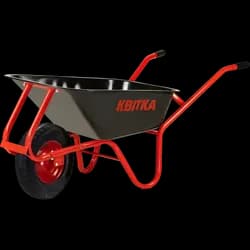 Строительная тачка КВІТКА PRO Formula 1 Industrial (100 л, 180 кг, ПК) (110-4059) - PRORAB