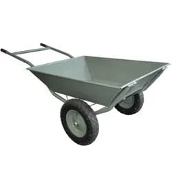 Тачка строительная КРОК МОНСТР 2-х колесная 150л 200кг d400мм 22516 - PRORAB