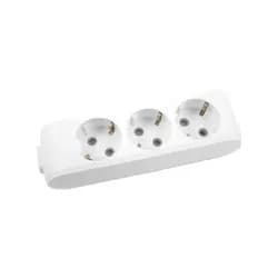 Колодка PANASONIC X-tendia *3 с/с с защитными шторками серая WLTB04302GR-UA - PRORAB