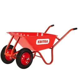 Строительная двухколесная тачка КВІТКА PRO Formula 1 Expert (100 л, 180 кг, ПК) (110-4066) - PRORAB