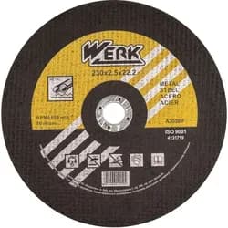 Круг отрезной по металлу WERK 230*2,5*22,2мм 201113/4131719 - PRORAB