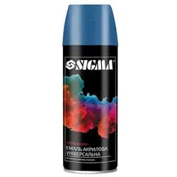 Эмаль аэрозольная акриловая 400мл RAL 5002 ультрамариново-синий глянец SIGMA (2737141) - PRORAB