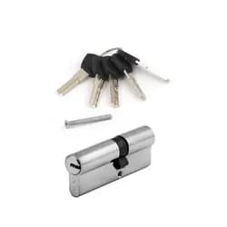 Цилиндр AVERS DM-80 35/45 хром ключ-ключ - PRORAB