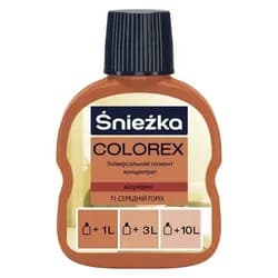 Краситель SNIEZKA Colorex 100мл 71 средний орех - PRORAB