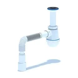 Сифон ANI Plast АО115 для кухни с гибкой трубой - PRORAB