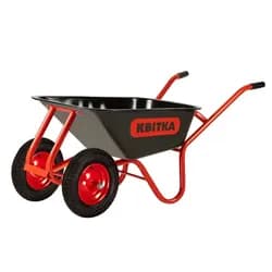 Двухколесная садовая тачка КВІТКА  PRO Formula 1 Industrial (100 л, 180 кг, ПК) (110-4068) - PRORAB