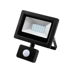 Прожектор LED 20W черный с белым датчиком движения - PRORAB