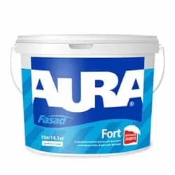 Краска фасадная AURA Fasad Fort 10л белая - PRORAB
