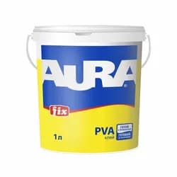 Клей для древесины ПВА AURA Fix 1л - PRORAB