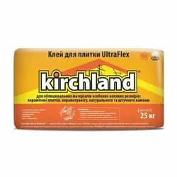 Клей для плитки KIRCHLAND UltraFlex 25кг - PRORAB
