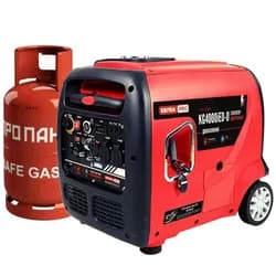Инверторный двухтопливный генератор  КВІТКА PRO KG4000iED-O + масло (4/3.5 кВт, пульт ДУ) (110-7048) - PRORAB