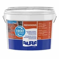 Краска фасадная силиконовая AURA Luxpro Residens 9л - PRORAB