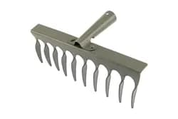 Грабли металлические винтовые MASTERTOOL ГУ-10 10 зубов 305х100 мм 14-6206 - PRORAB