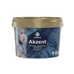 Краска ESKARO Akzent 2,7л белая антибактериальная влагостойкая - PRORAB