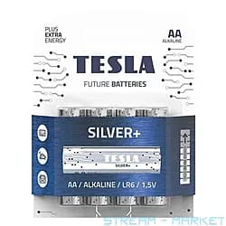 Баторейка TESLA SILVER+ AA LR06 упак. 4шт - PRORAB