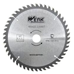 Пильное полотно по дереву WERK 180*22,23 48 зубьев - PRORAB