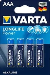 Баторейка VARTA Iong Life POWER AAA BLI 4 - PRORAB