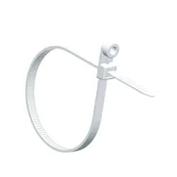 Стяжка кабельная APRO 4*150 белая с кольцом 100шт - PRORAB