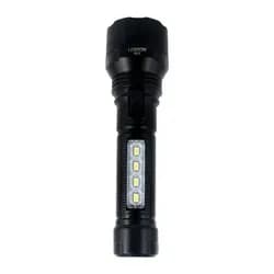Фонарик аккумуляторный LEBRON L-HL-40.ABS.черный 2W+0,8W 1200mAh 15-15-40 - PRORAB