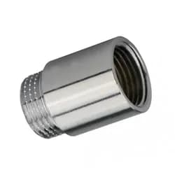 Удлинитель латунный 1/2 40 KARRO никель - PRORAB