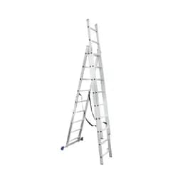 Лестница универсальная WERK 3*9 ступеней - PRORAB