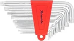 Набор ключей имбусовых MTX TORX 9шт Т10-Т50 короткие 123059 - PRORAB