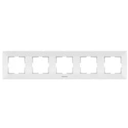 Рамка PANASONIC Arkedia Slim 5-я горизонтальная белая WNTF0805-2WH-UA - PRORAB