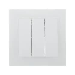 Выключатель 3-кл. белый Mono Electric DESPINA 102-190022-114, арт. 17927 (шт.) - PRORAB