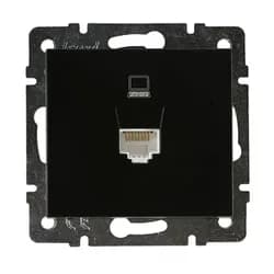 Розетка LEZARD Rain компьютерная антрацит 703-4288-139 - PRORAB