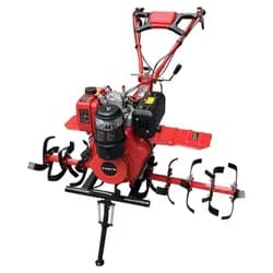 Культиватор дизельный FORTE 1350-3 NEW,колеса 12",мощн 9,0кс, КПП 3+1, ручной старт, ширина/глубина 1350/300 мм,красный, на руль установлен ящик для инструментов, воздушный фильтр нового типа - PRORAB