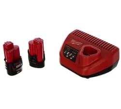 Набор 2 аккумулятора + зарядное устройство для Milwaukee M12 NRG-302 (4933451902) - PRORAB