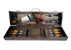 Набор шампуров в деревянном кейсе 'LIGHT' - PRORAB