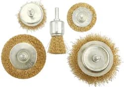 Набор щеток TOLSEN из рифленой проволоки 5шт 77552 - PRORAB