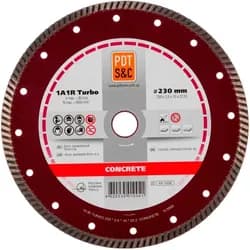 Диск алмазный PDtools TURBO CONCRETE 230 2.6 10 22.2 - PRORAB