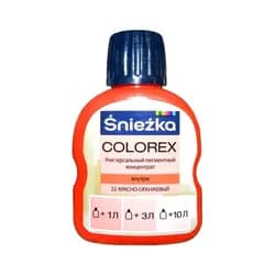 Краситель SNIEZKA Colorex 100мл 22 красно-оранжевый. - PRORAB image-4