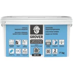 Мастика акриловая гидроизоляционная GROVER MW 301 7кг - PRORAB