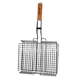 Решетка для гриля глубокая 31*25*5,5 с деревянной ручкой 0704 - PRORAB