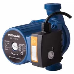 Насос циркуляционный WOMAR 25*60*180 гайка+ кабель с вилкой, арт. 17494 (шт.) - PRORAB
