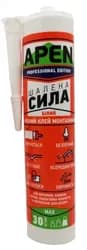 Клей монтажный APEN 'Безумная сила' акриловый белый 280мл - PRORAB