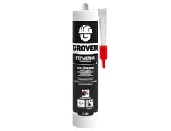Герметик каучуковый GROVER R100 для кровли и фасадов прозрачный 300мл - PRORAB