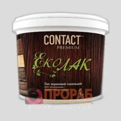 Лак акриловый панельный ДНЕПР-КОНТАКТ глянцевый 1кг - PRORAB