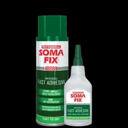 Клей с активатором SOMA FIX для МДФ и дерева 200мл+50мл - PRORAB