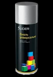 Эмаль SLIDER 400мл.серебристая 9006 - PRORAB