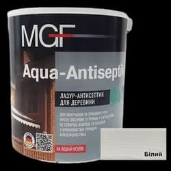 Лазурь MGF Aqua-Antiseptik белый 0.75л - PRORAB
