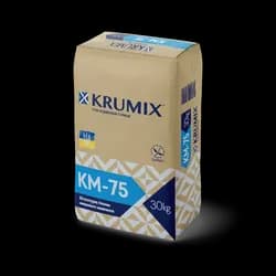 Штукатурка KRUMIX машинная KM-75 30кг (40шт/пал) - PRORAB