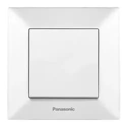 Выключатель PANASONIC Arkedia Slim 1-й белый WNTC0001-2WH-UA - PRORAB
