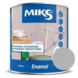 Эмаль алкидная MIKS ПФ-115 2.5кг серебристая - PRORAB