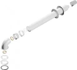 Комплект коаксиальный дымоход для котла HL-THERM Optimus - PRORAB